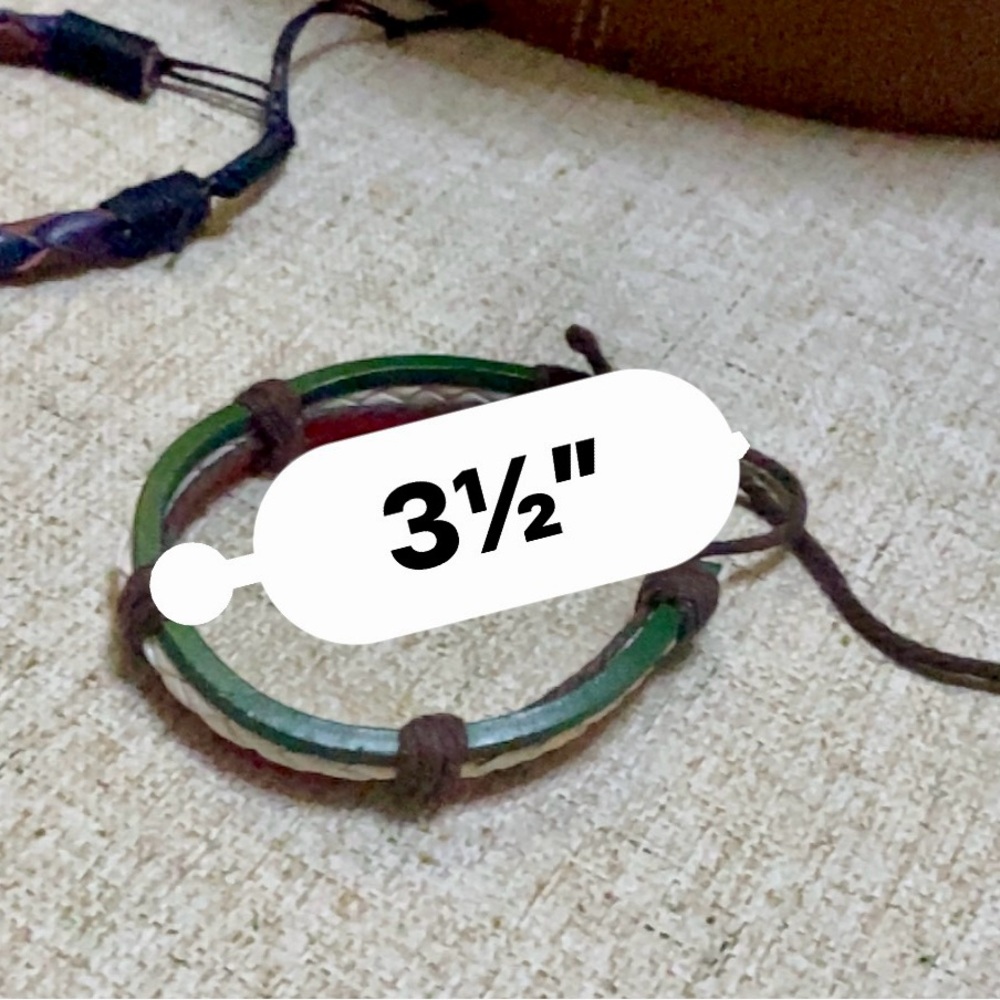 ‼️2 ITALY GENUINE LEATHER BRACELETS, excellent condition,NWT‼️ - Picture 5 of 14